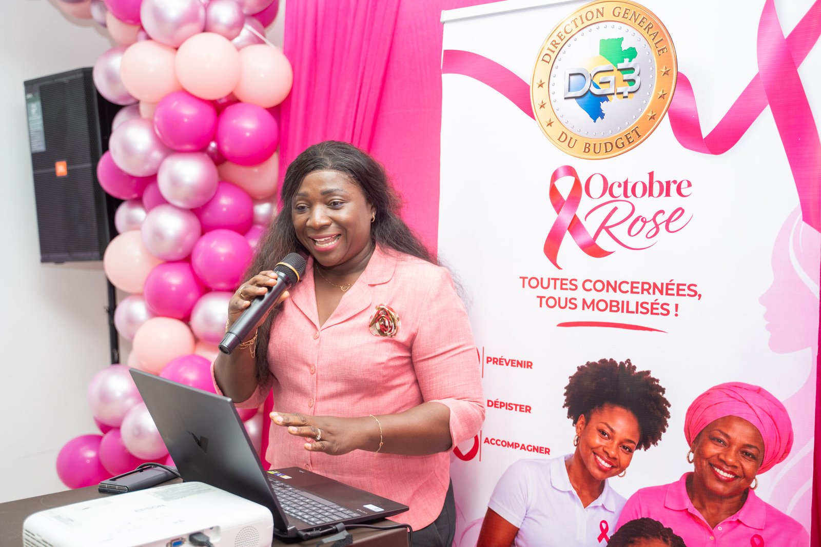 DGB / Octobre Rose / Libreville:   La DGB lance sa campagne de sensibilisation au dépistage des cancers féminins — image 4